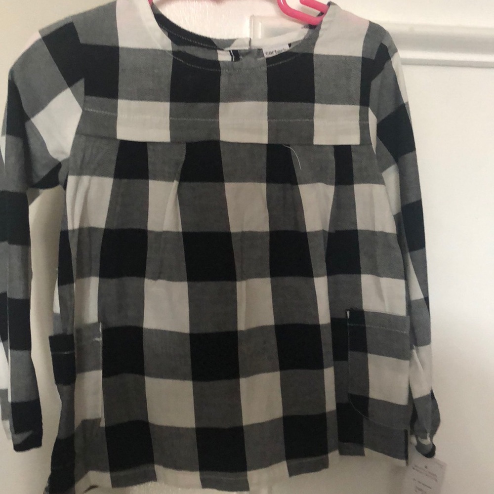 Carters 4T plaid shirt